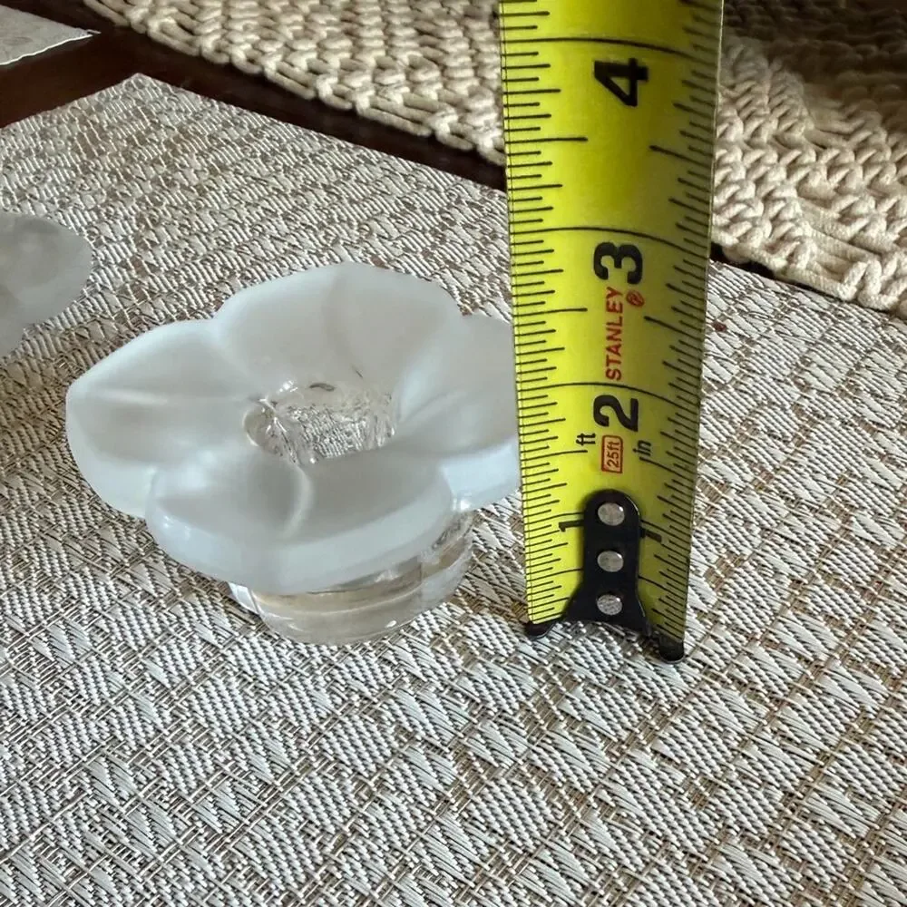 Vintage Gorgeous crystal candleholders J G Durand